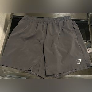 Black gymshark shorts Large